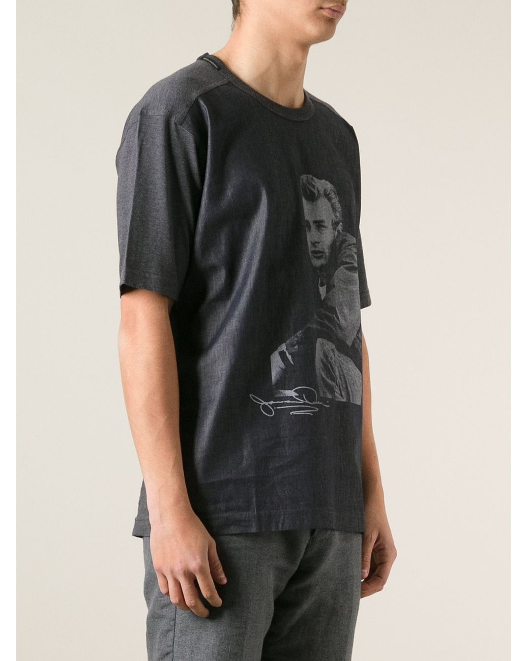 Dolce & Gabbana 'James Dean' T-Shirt in Blue for Men | Lyst