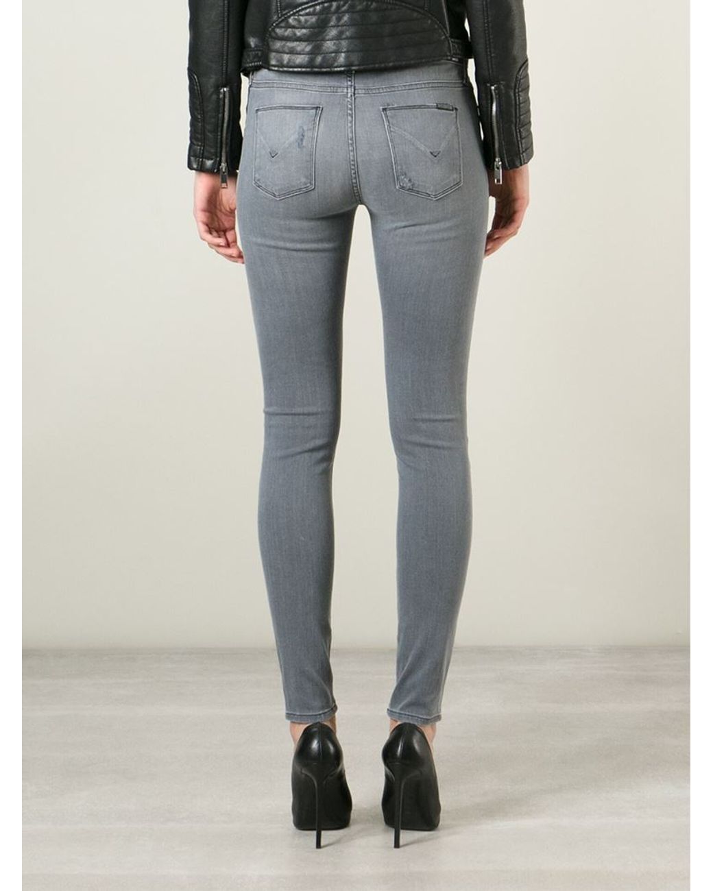 Hudson Jeans British Flag Detail Skinny 