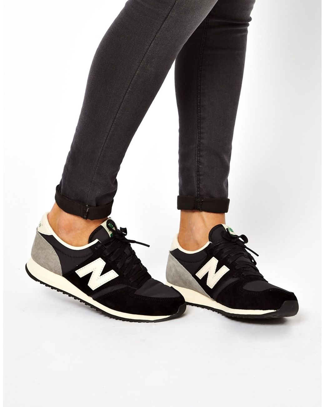 New Balance 420 Black and Trainers | Lyst
