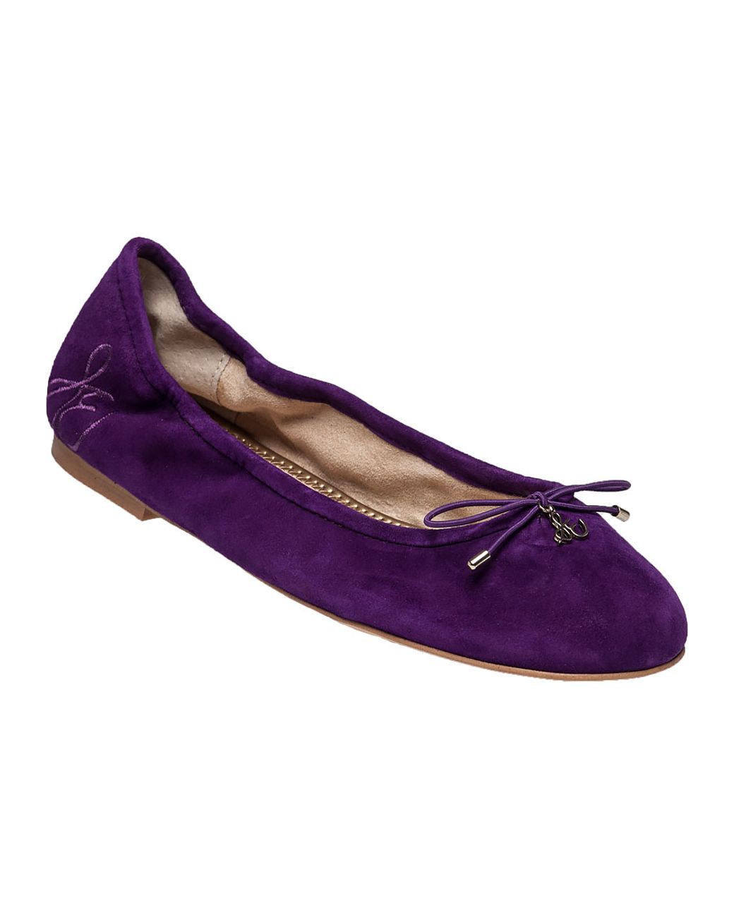 Purple suede deals flats