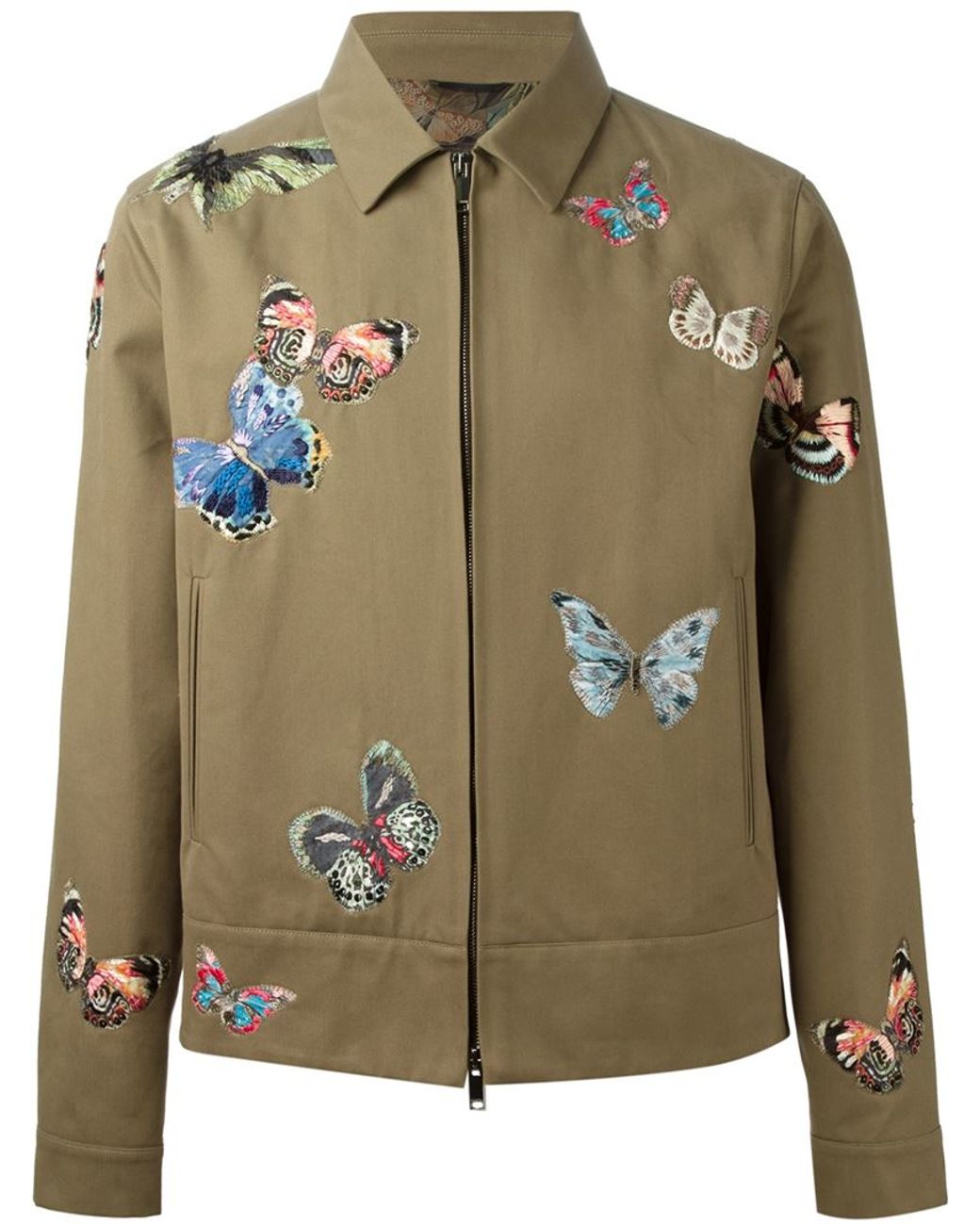 Valentino Butterfly Stitched Jacket in Green for Men | Lyst Valentino Butterfly Stitched Jacket in Green for Men | Lyst