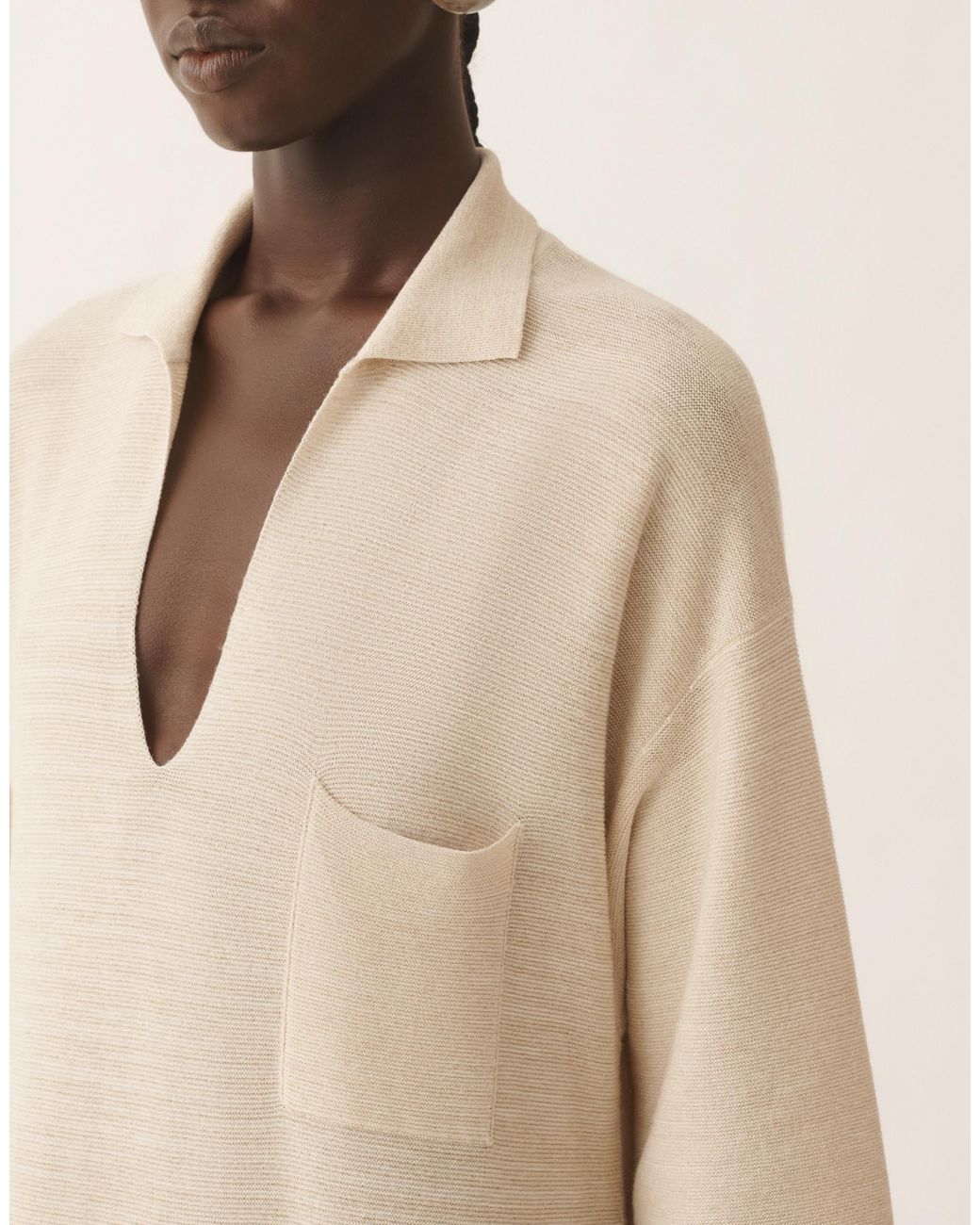 Fabiana Filippi Natural Polo Dress