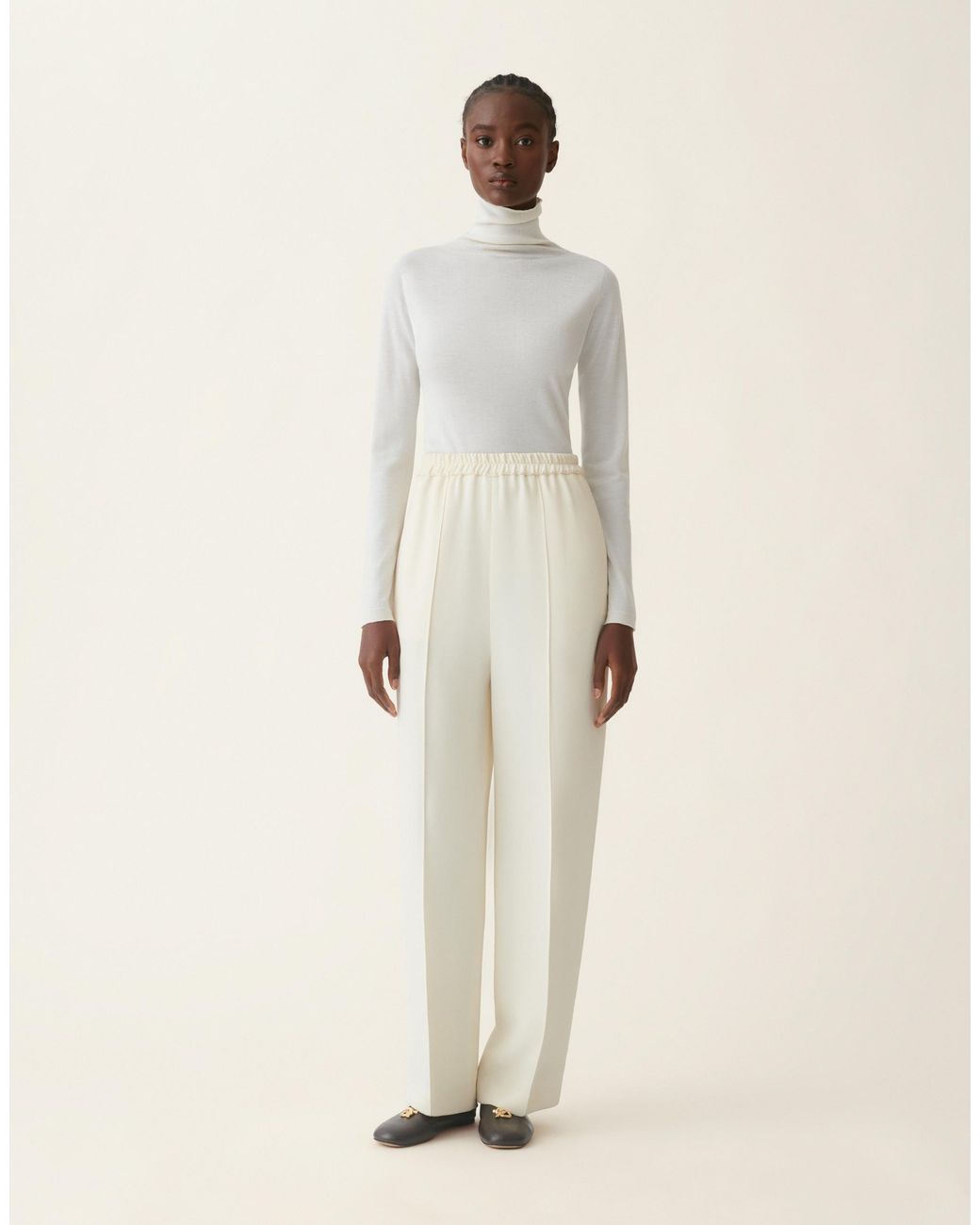 Fabiana Filippi Natural Cady Trousers