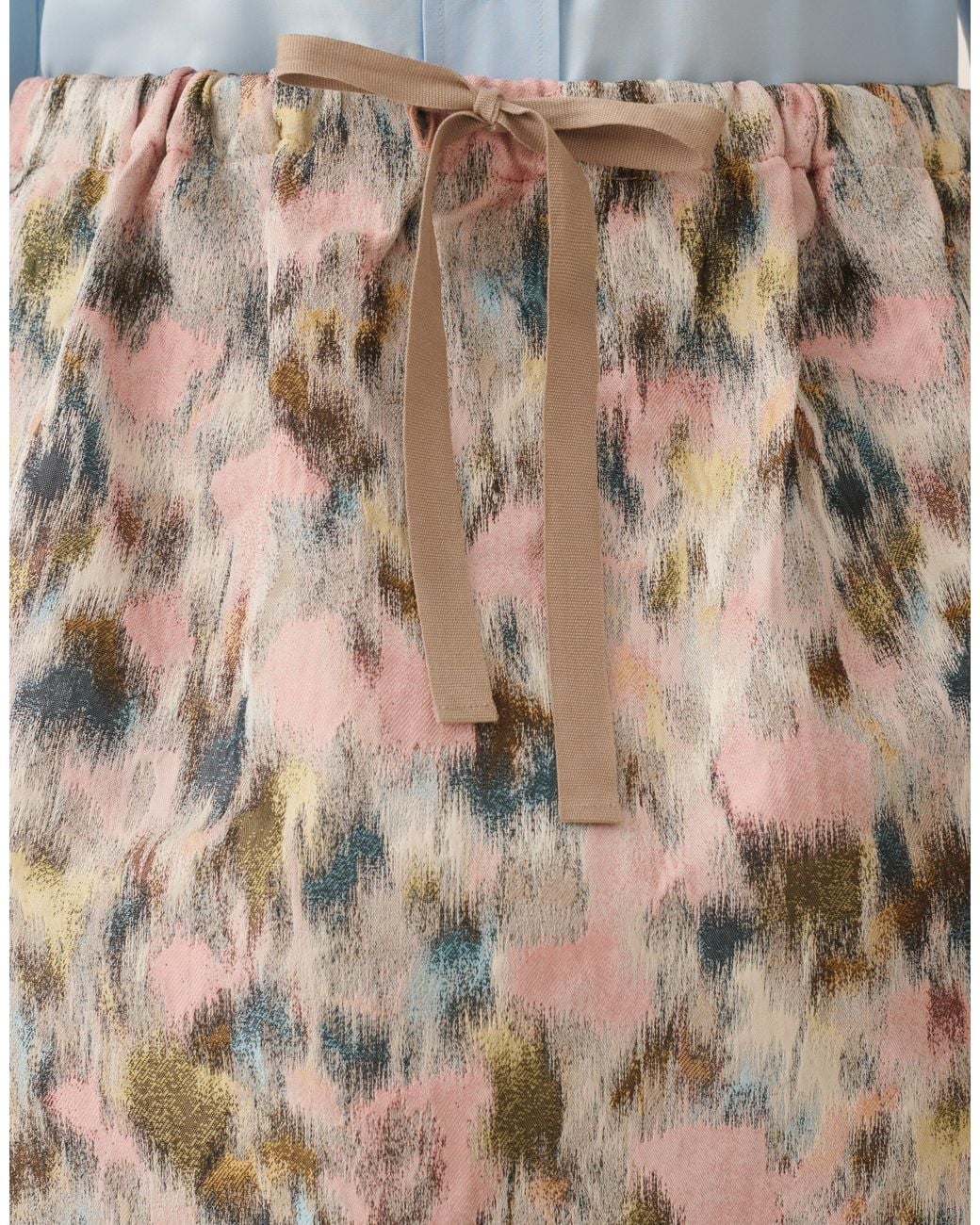 Fabiana Filippi Natural Midi Skirt