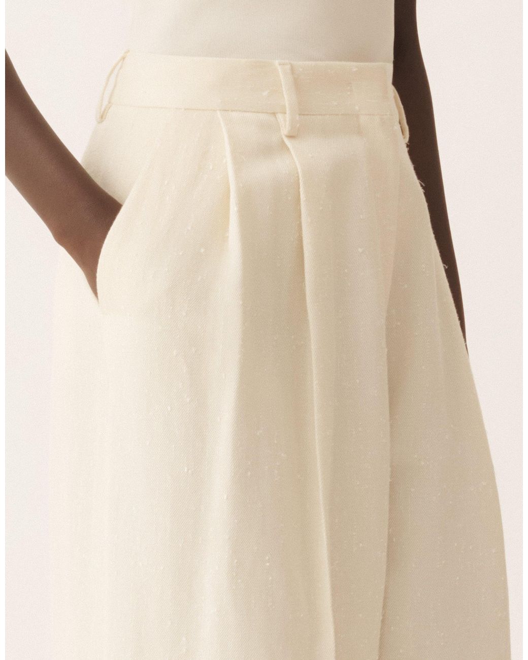 Fabiana Filippi Natural Tailored Pants