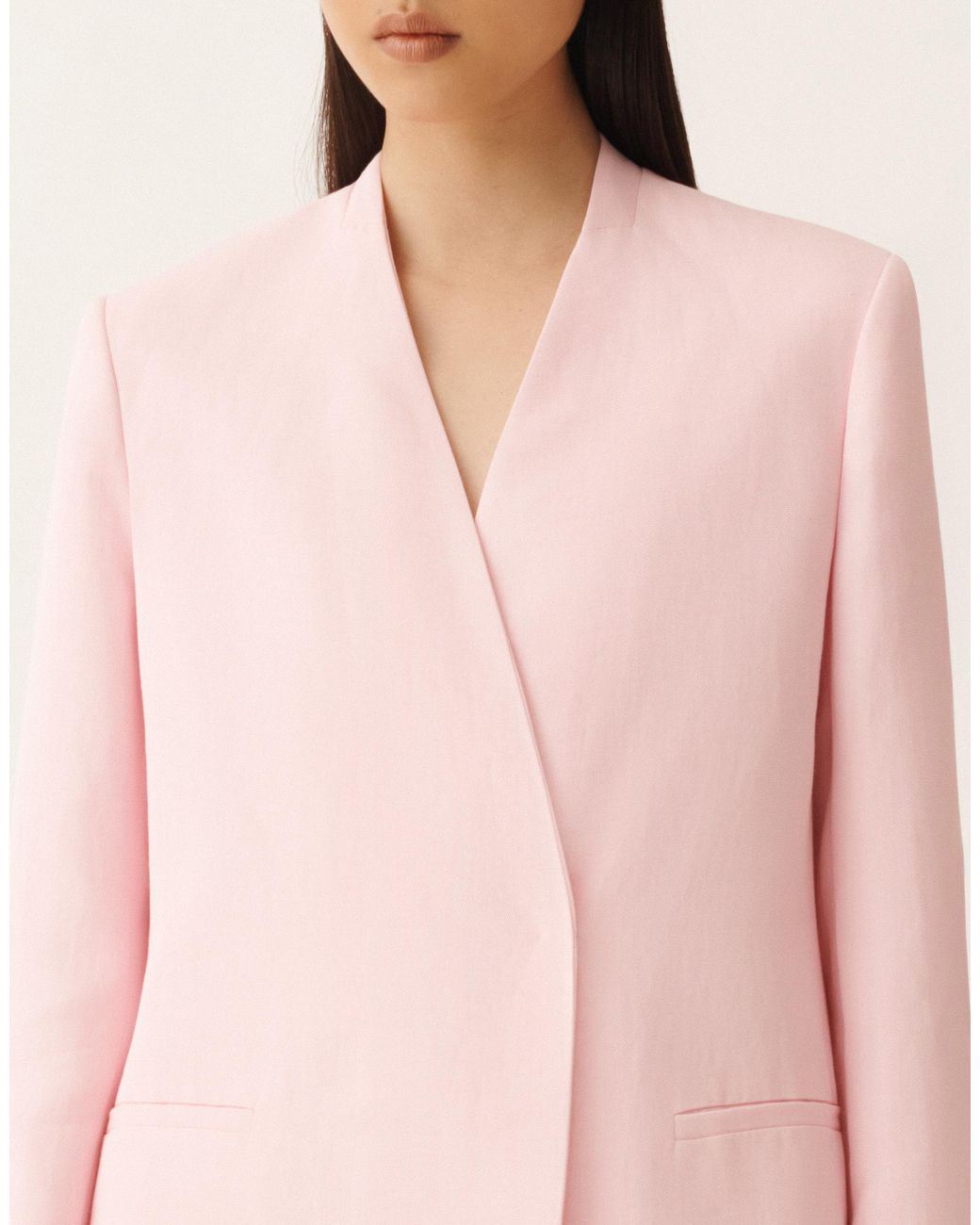 Fabiana Filippi Pink Long Jacket
