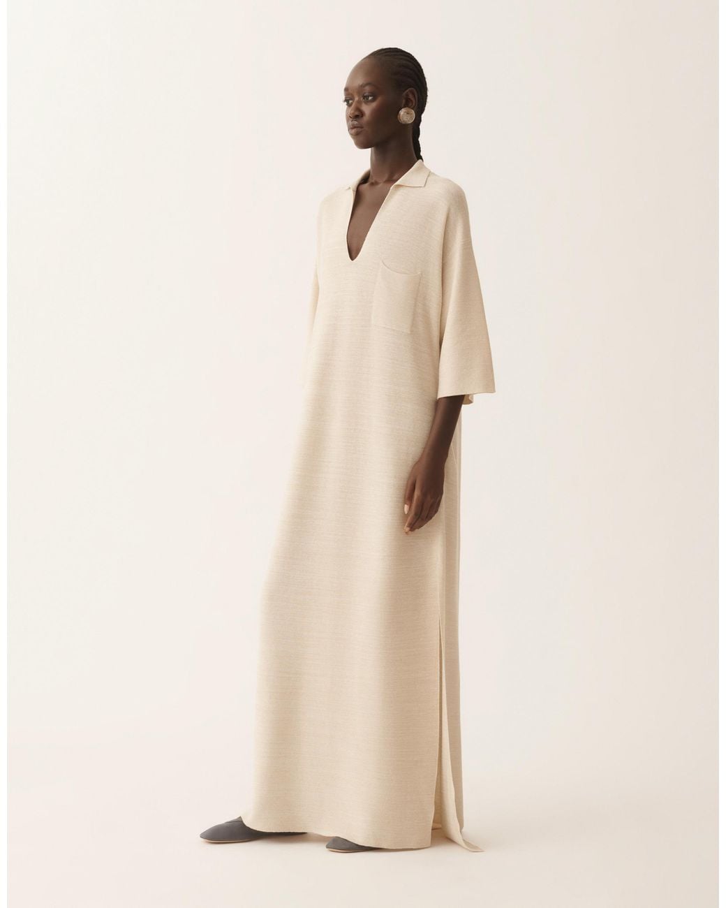 Fabiana Filippi Natural Polo Dress
