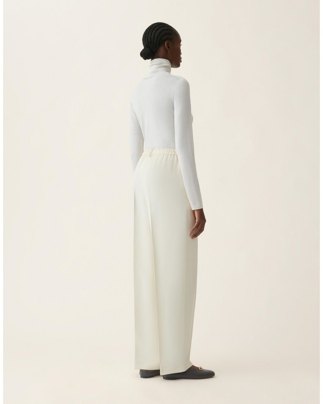 Fabiana Filippi Natural Cady Trousers