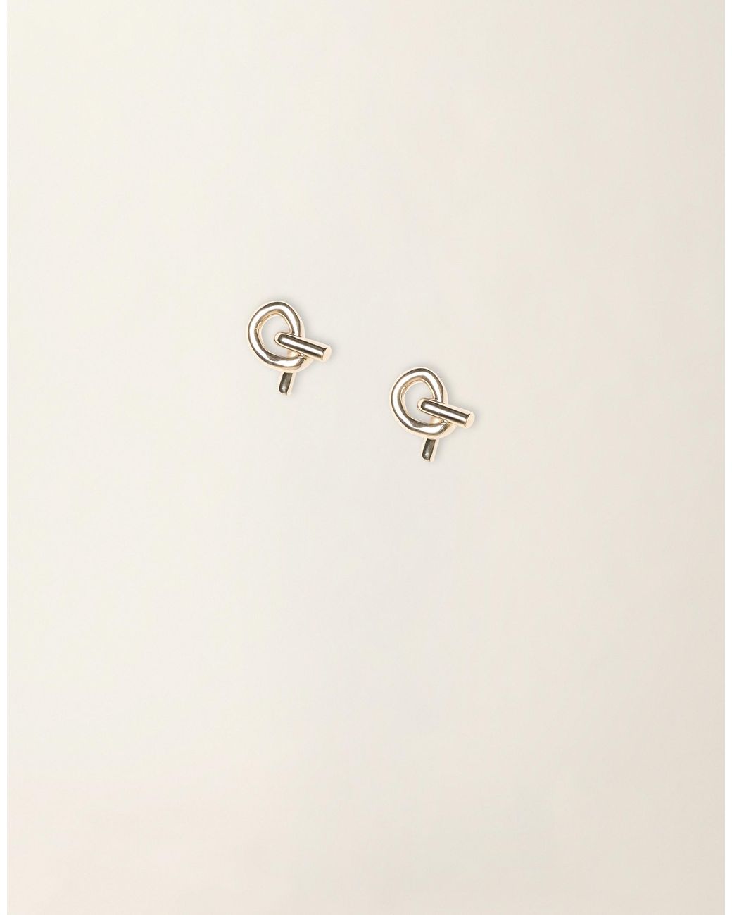 Fabiana Filippi Natural Knot Detail Earrings