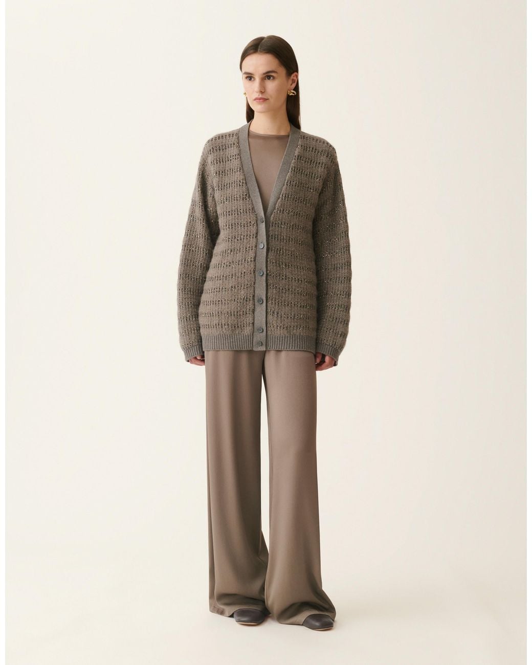 Fabiana Filippi Brown Knitwear