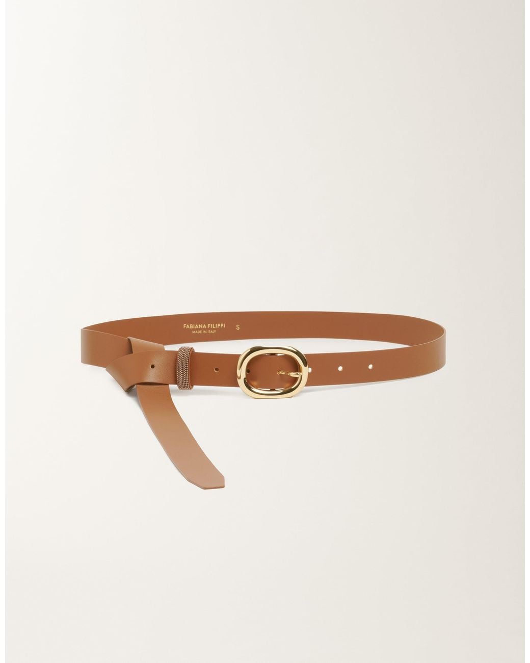 Fabiana Filippi Natural Nappa Belt