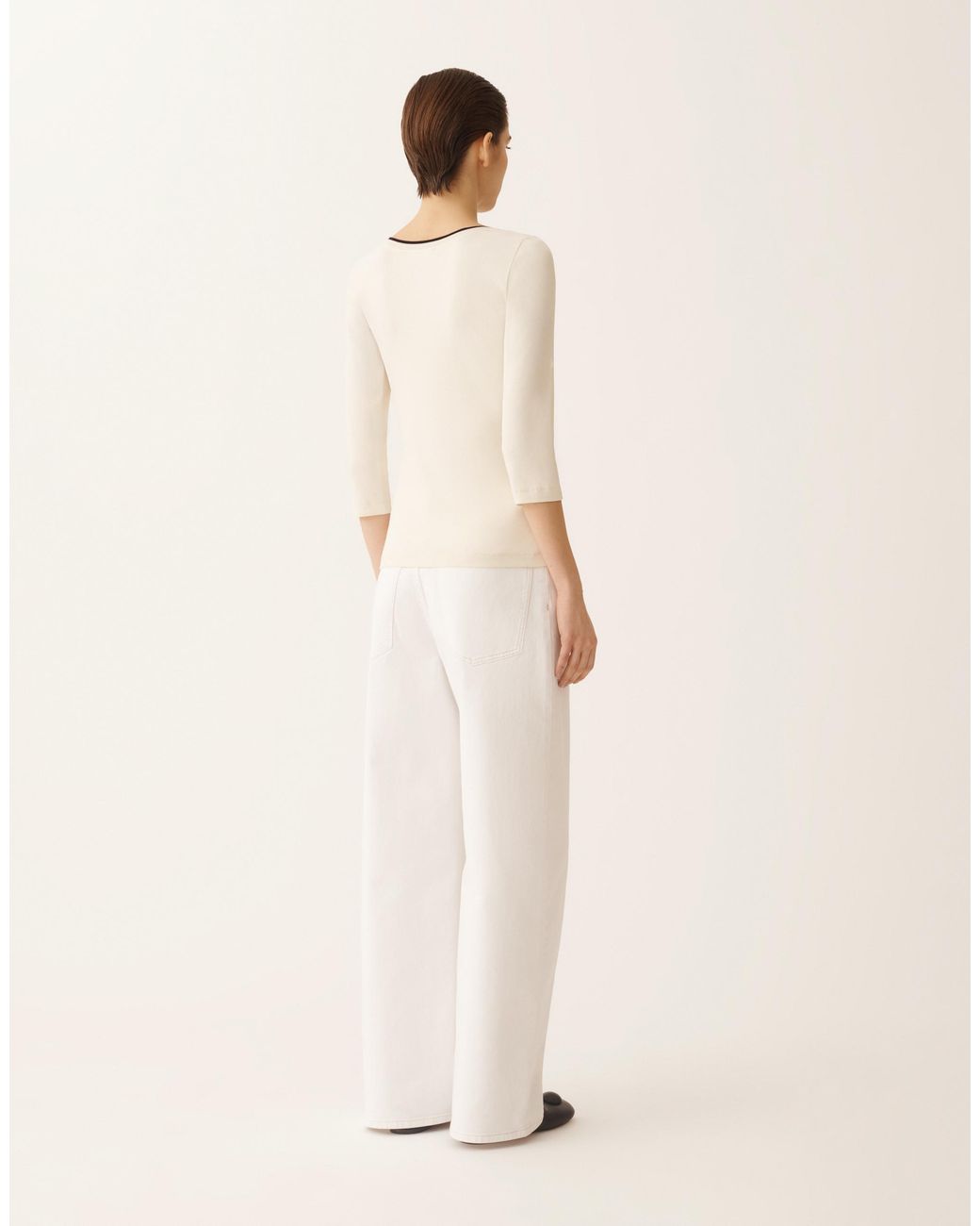 Fabiana Filippi Natural Marinière T-Shirt