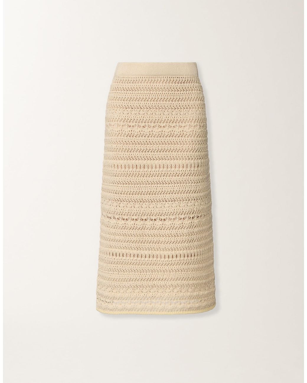 Fabiana Filippi Natural Pencil Skirt