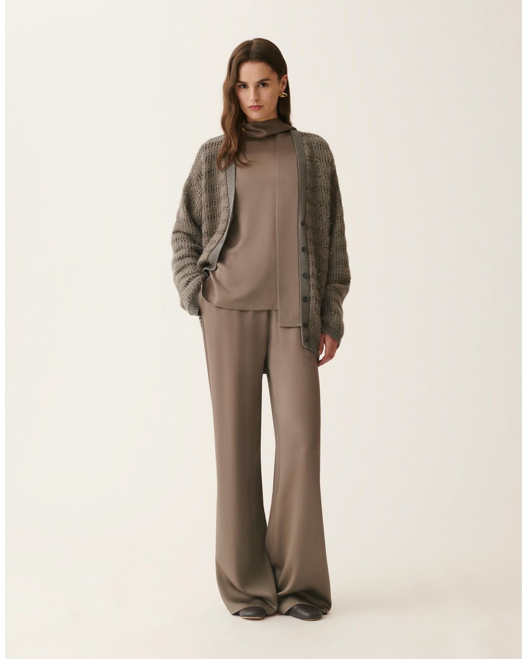 Fabiana Filippi Brown Knitwear