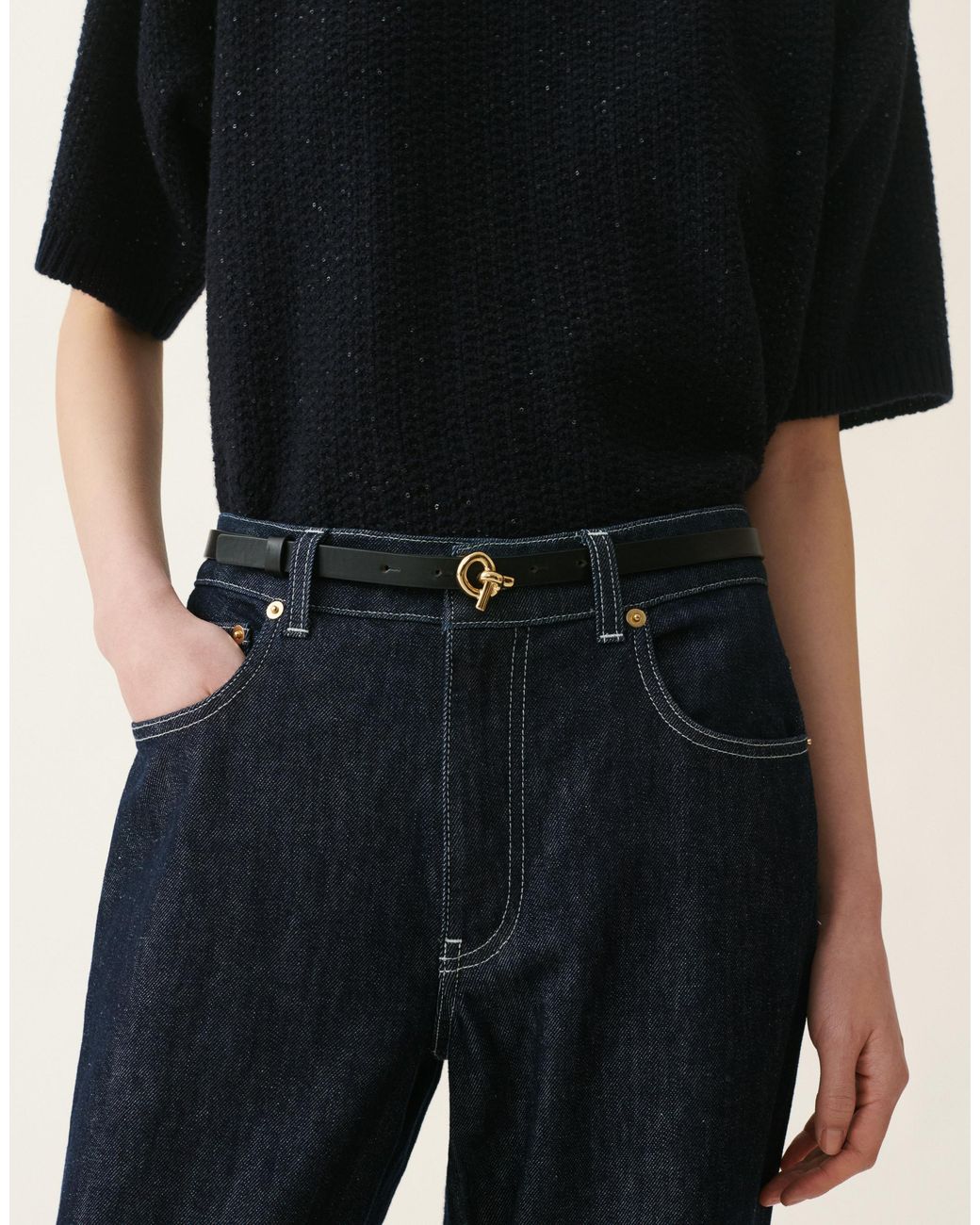 Fabiana Filippi Natural Leather Belt