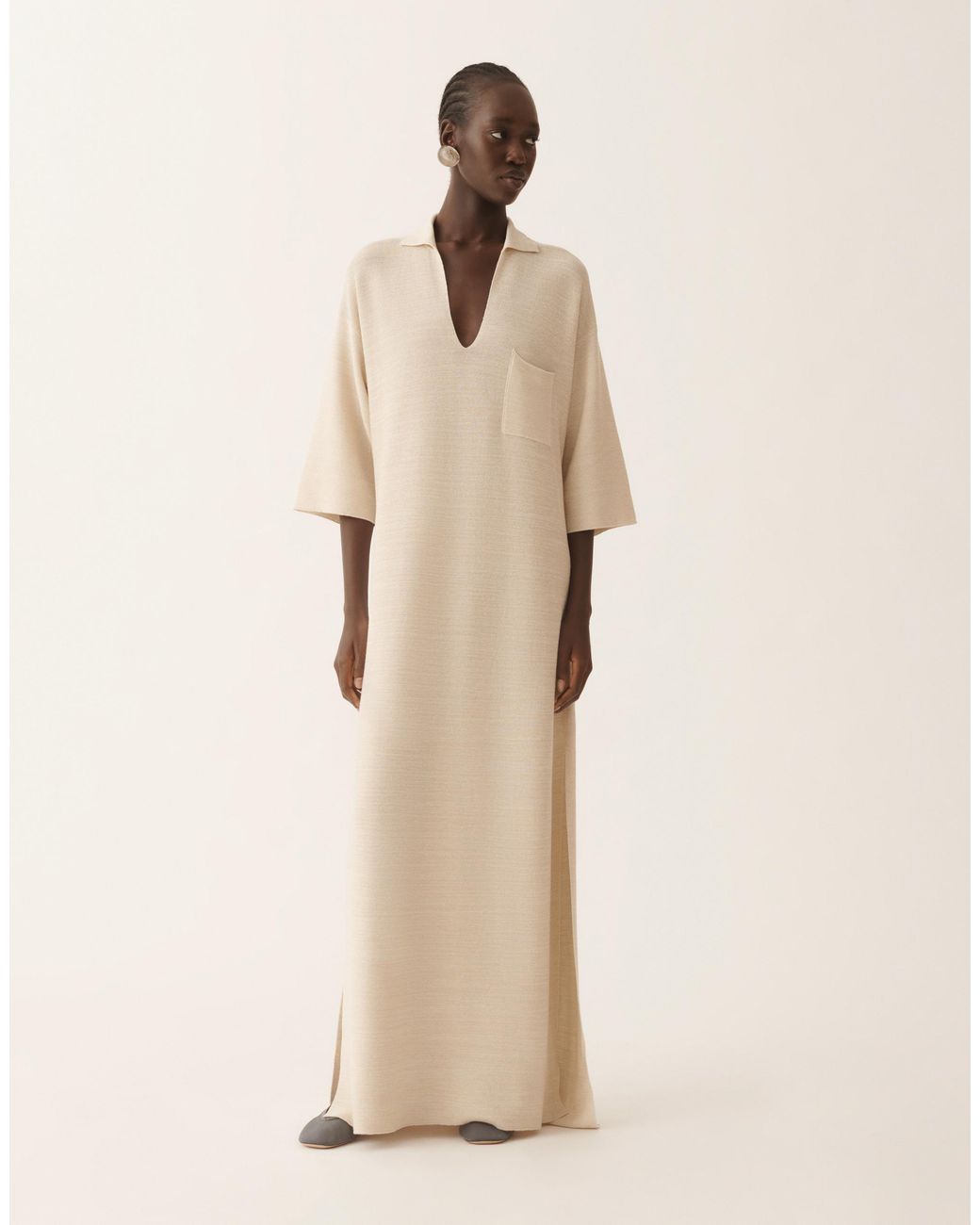 Fabiana Filippi Natural Polo Dress