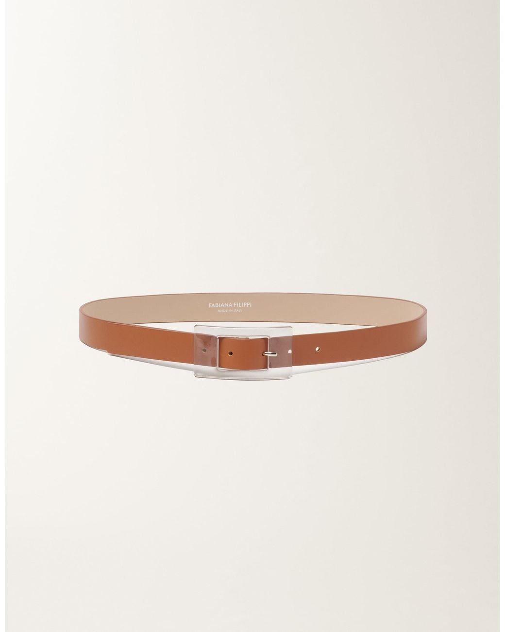 Fabiana Filippi Natural Calf Leather Belt, Leather