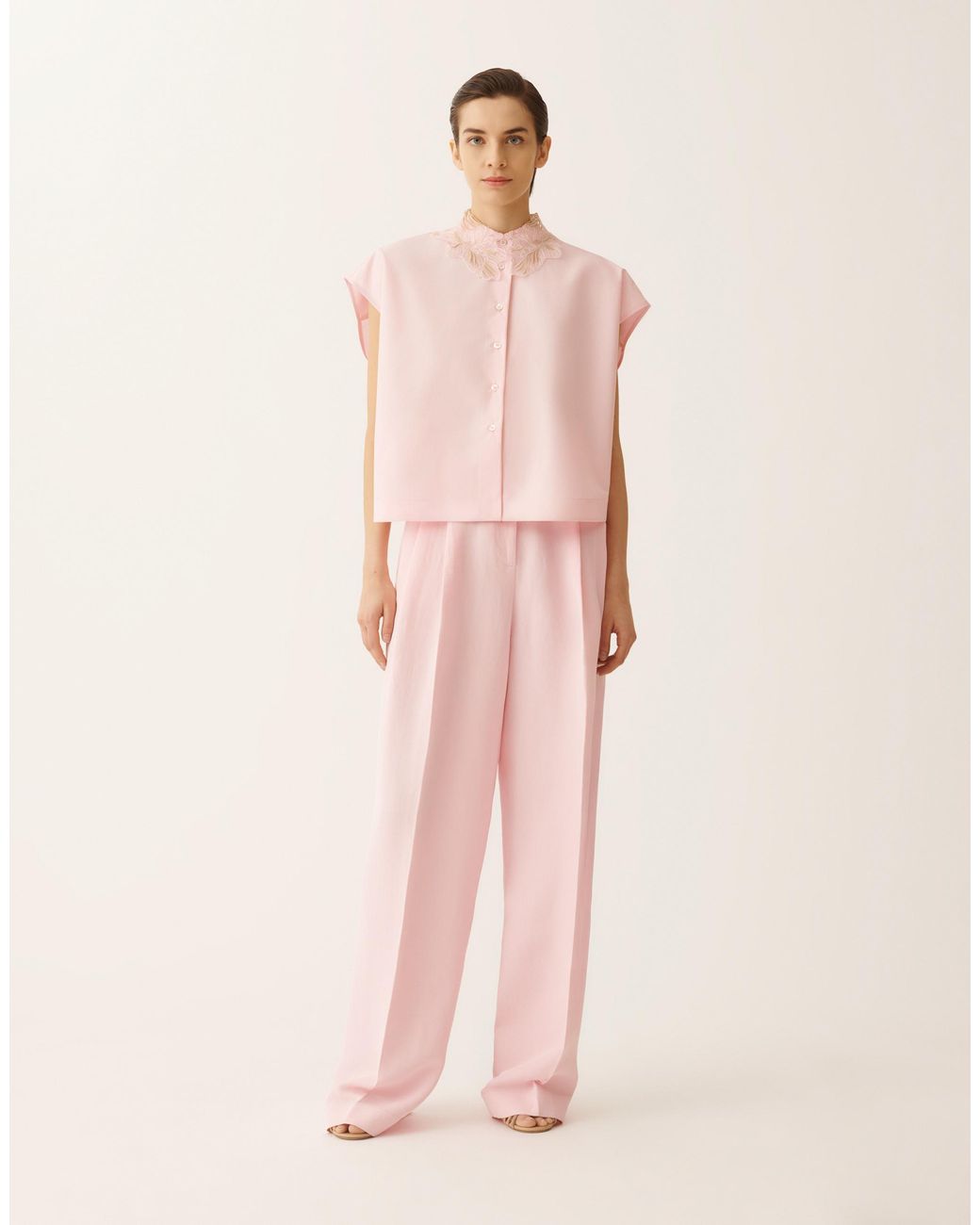 Fabiana Filippi Pink Sleeveless Shirt