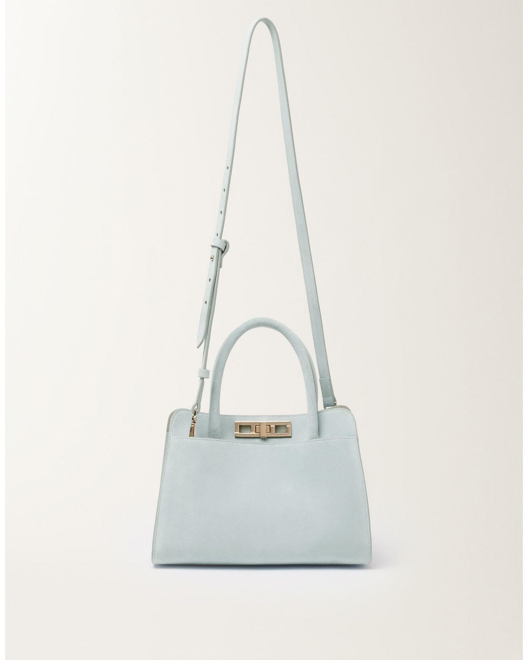 Fabiana Filippi White Josephine Suede Handbag