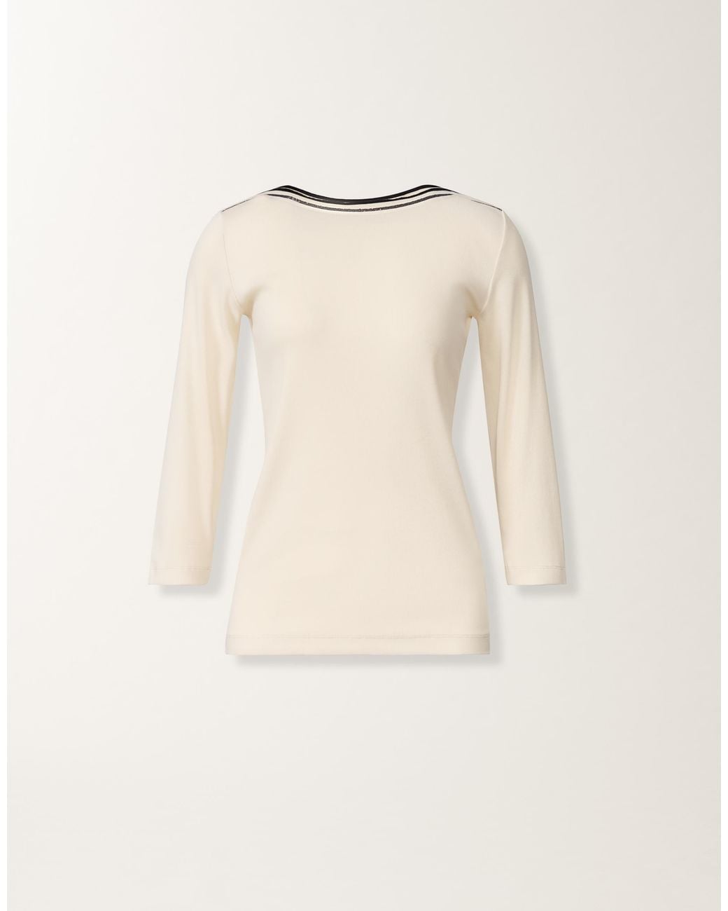 Fabiana Filippi Natural Marinière T-Shirt