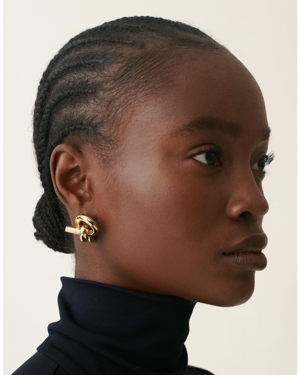 Fabiana Filippi Natural Knot Detail Earrings