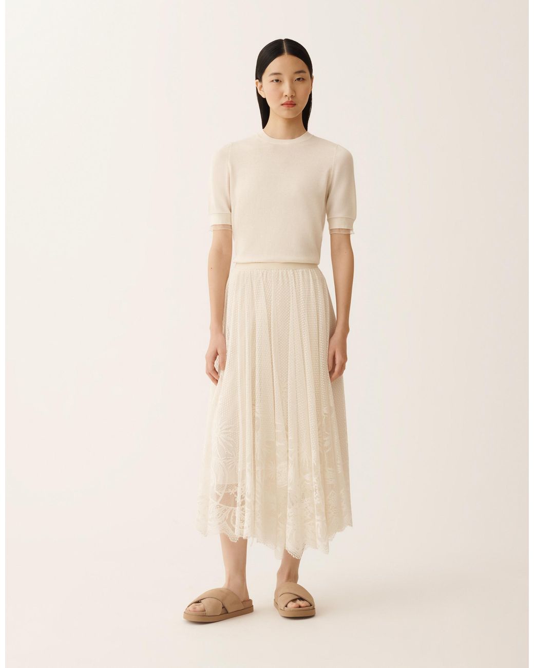 Fabiana Filippi Natural Circle Skirt