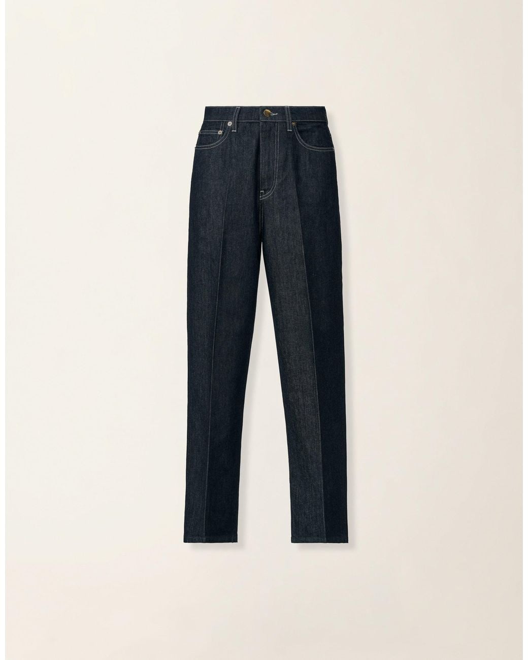Fabiana Filippi Blue Barrel Denim Trousers