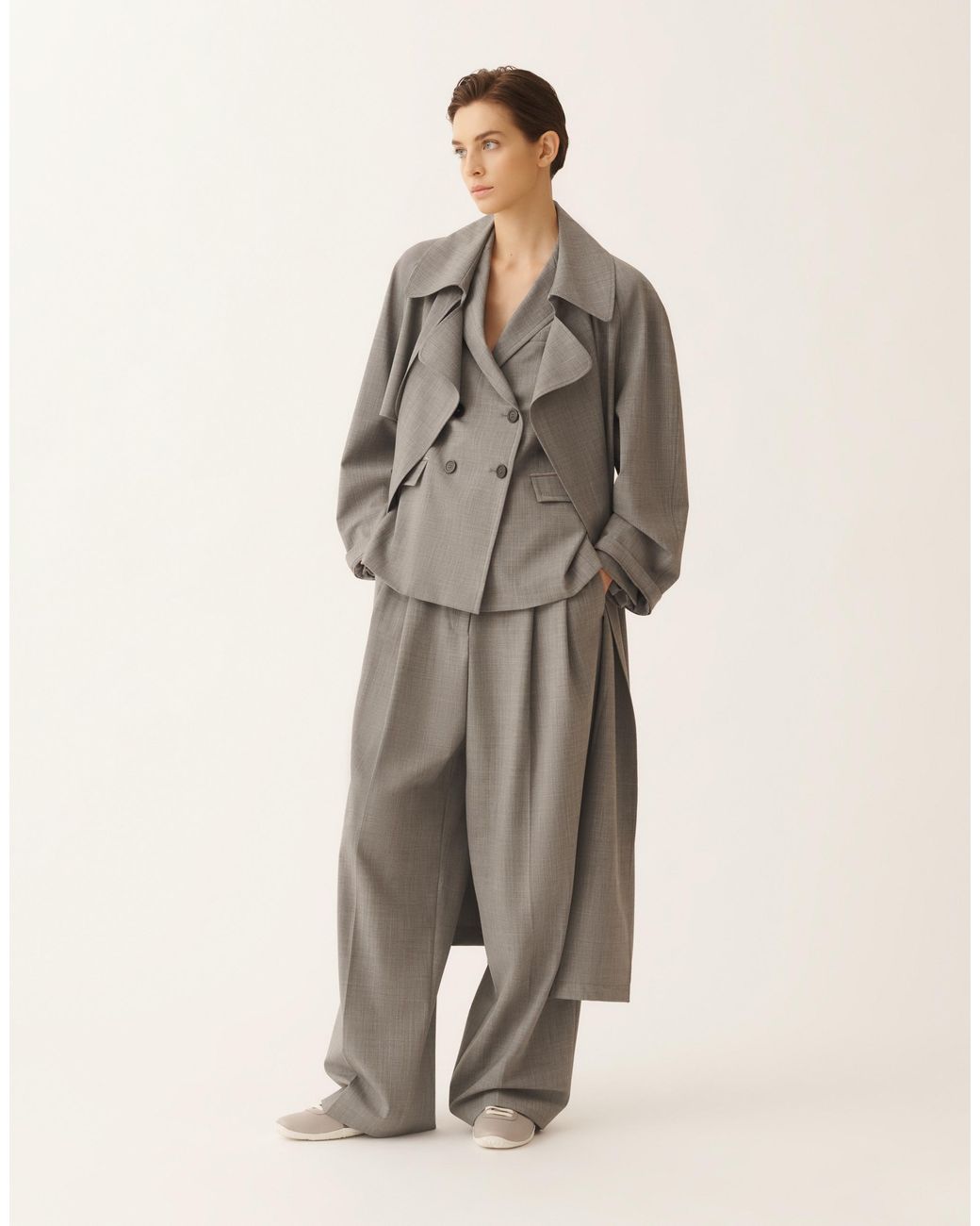 Fabiana Filippi Gray Coats