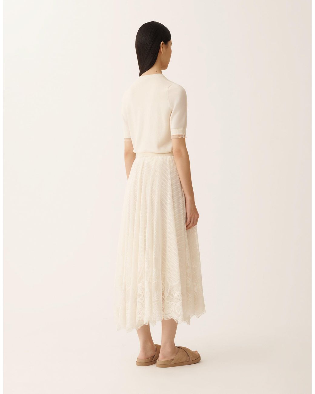 Fabiana Filippi Natural Circle Skirt