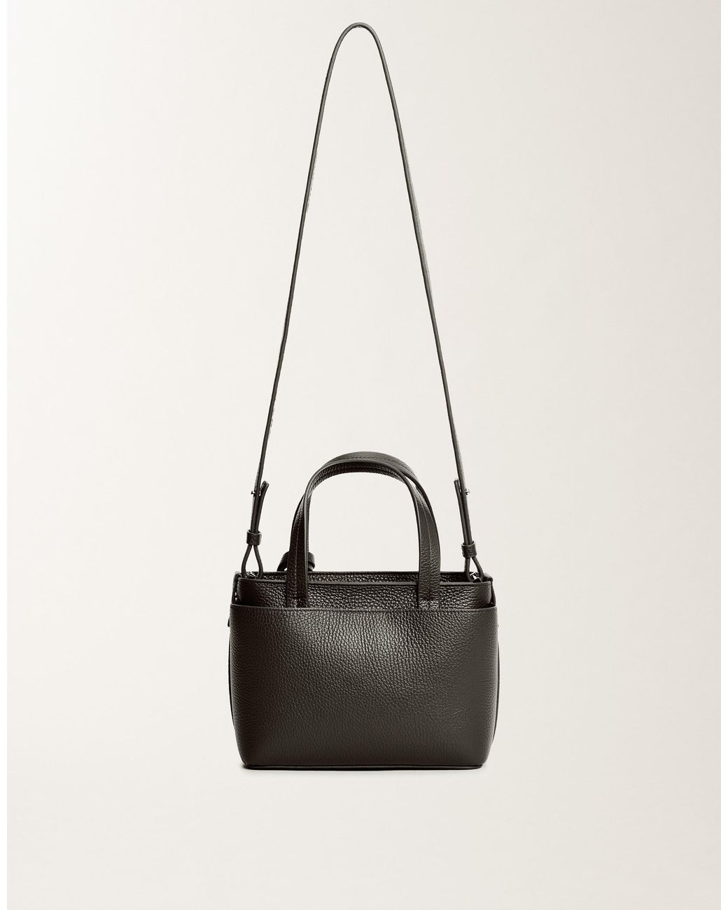 Fabiana Filippi White Medium Grained Leather Handbag