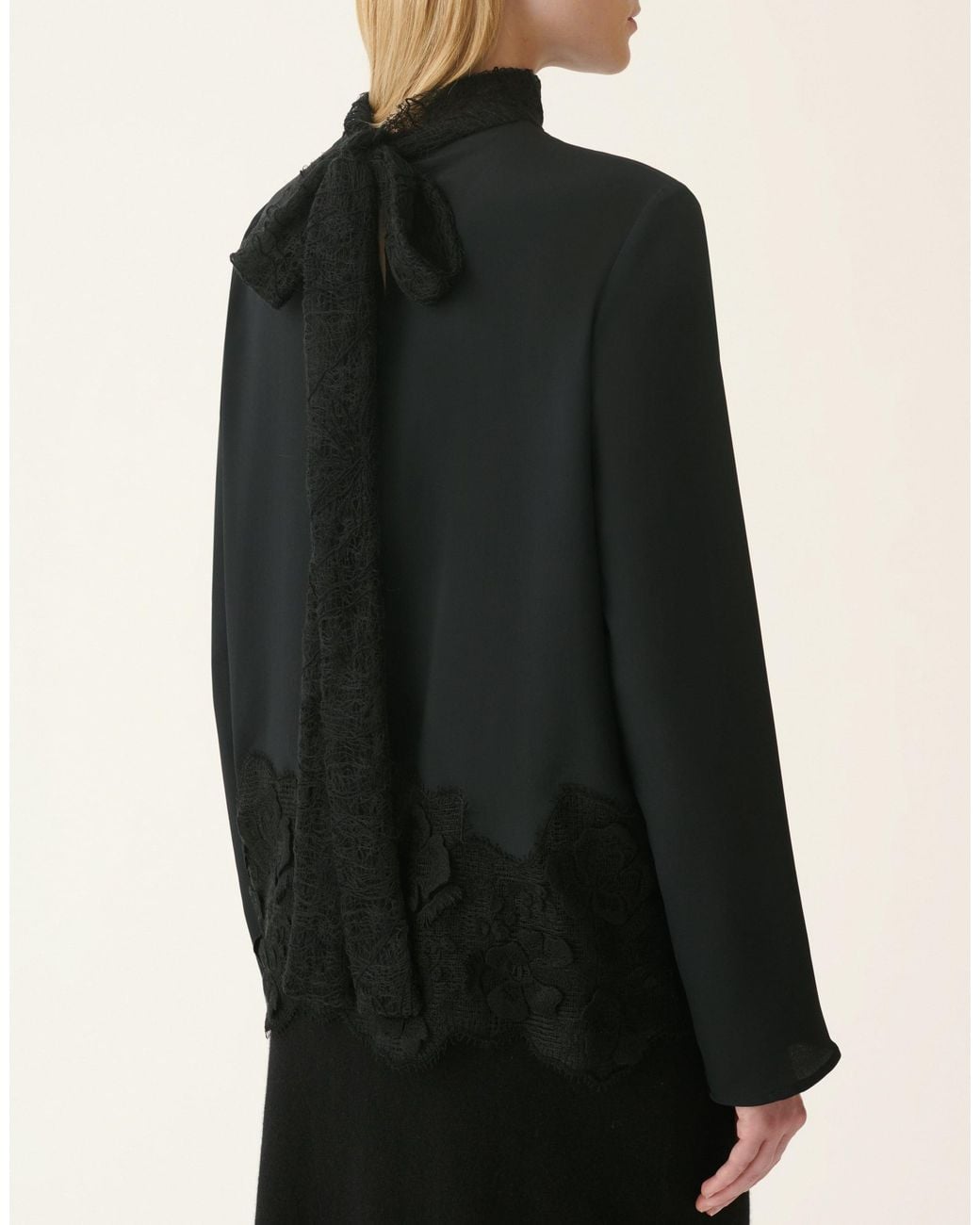 Fabiana Filippi Blue Crêpe De Chine Top