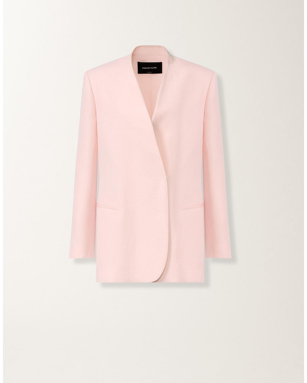 Fabiana Filippi Pink Long Jacket