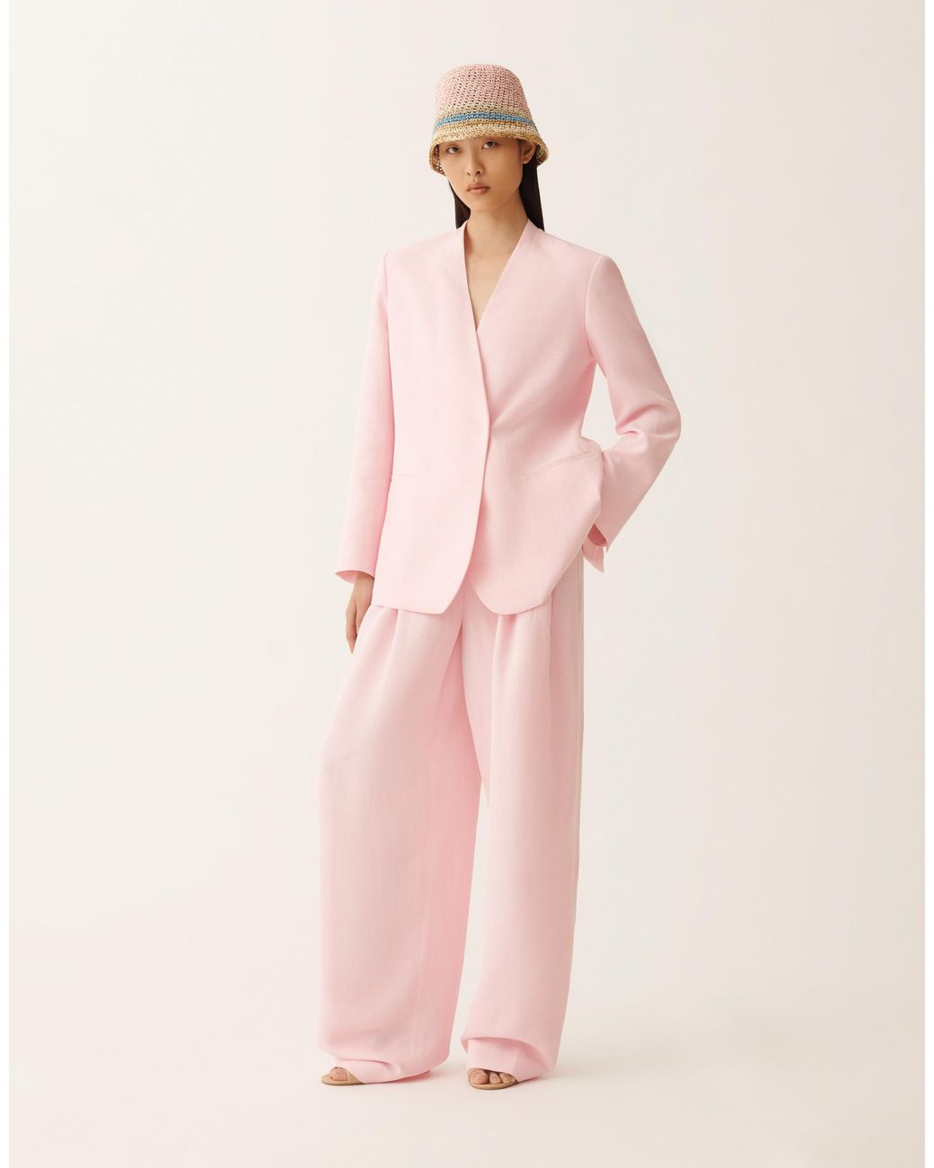 Fabiana Filippi Pink Long Jacket