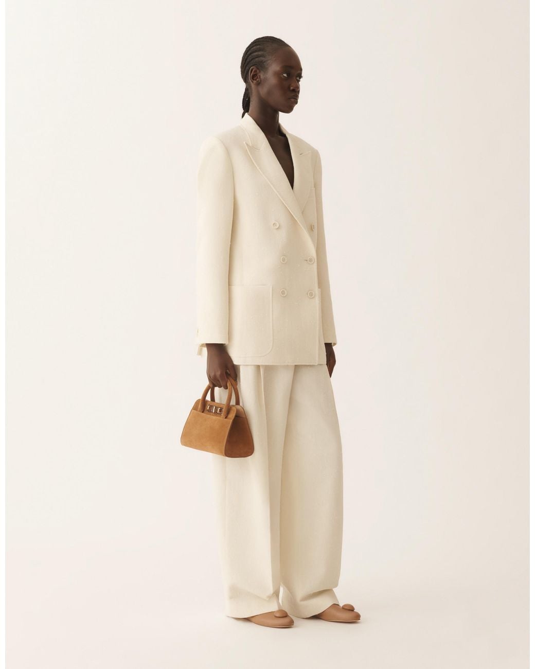 Fabiana Filippi Natural Tailored Pants