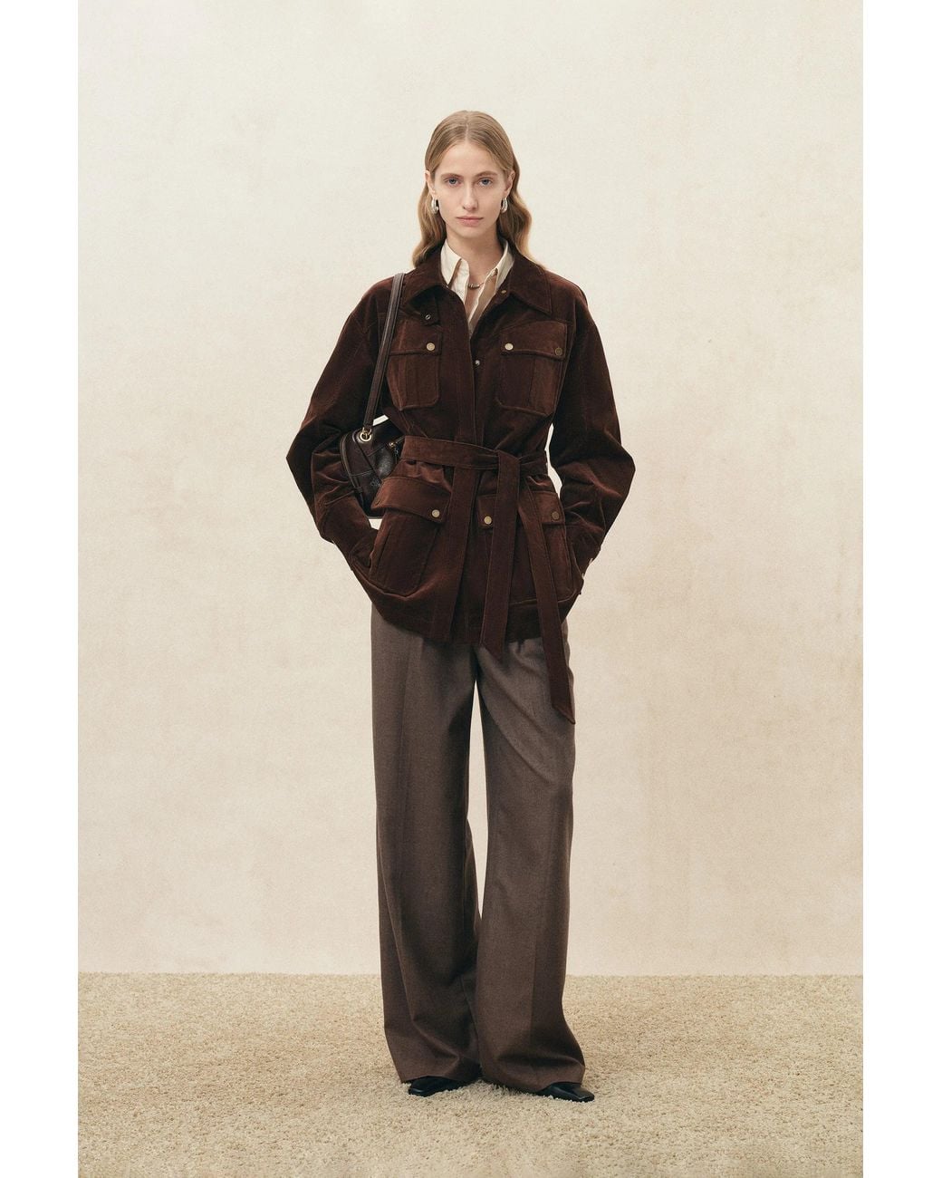 Fabrique Natural Tammy Belted Field Jacket
