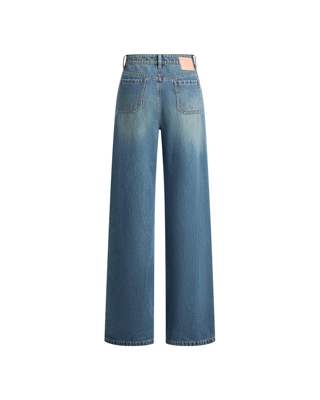 Fabrique Blue Thelma Utility Wide Leg Jeans