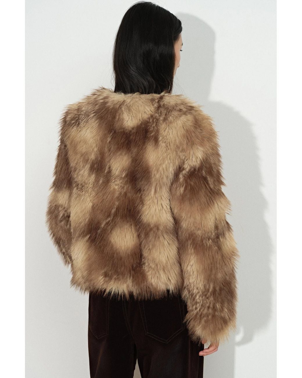 Fabrique Yellow Julia Textured V Neckline Jacket