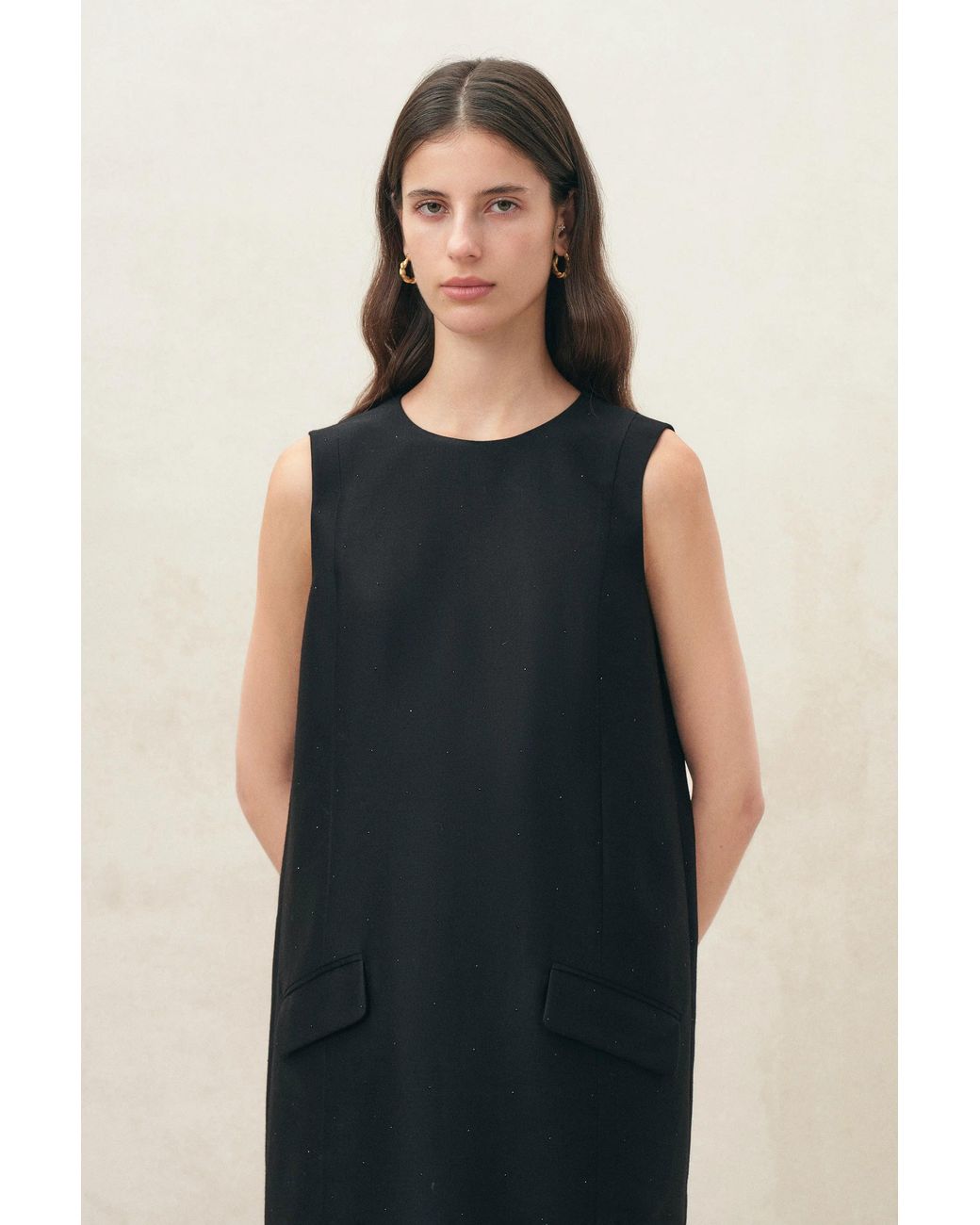 Fabrique Blue Embroidery Embellished Dress