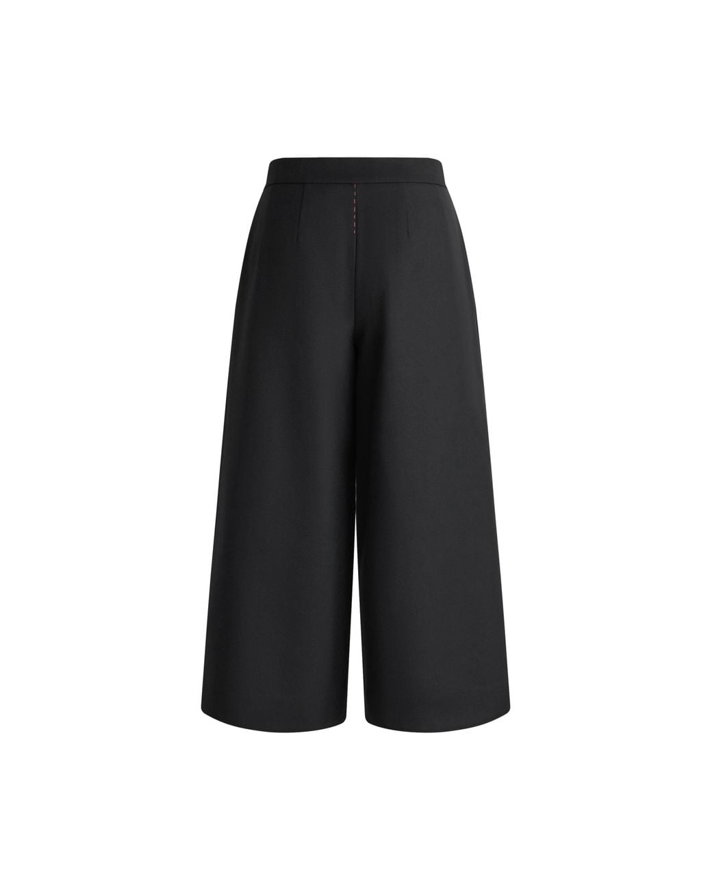 Fabrique Black Toranto Cropped Wide Leg Pants