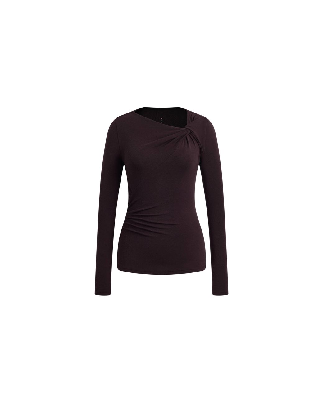 Fabrique Blue Ruby Twisted Asymmetric Top