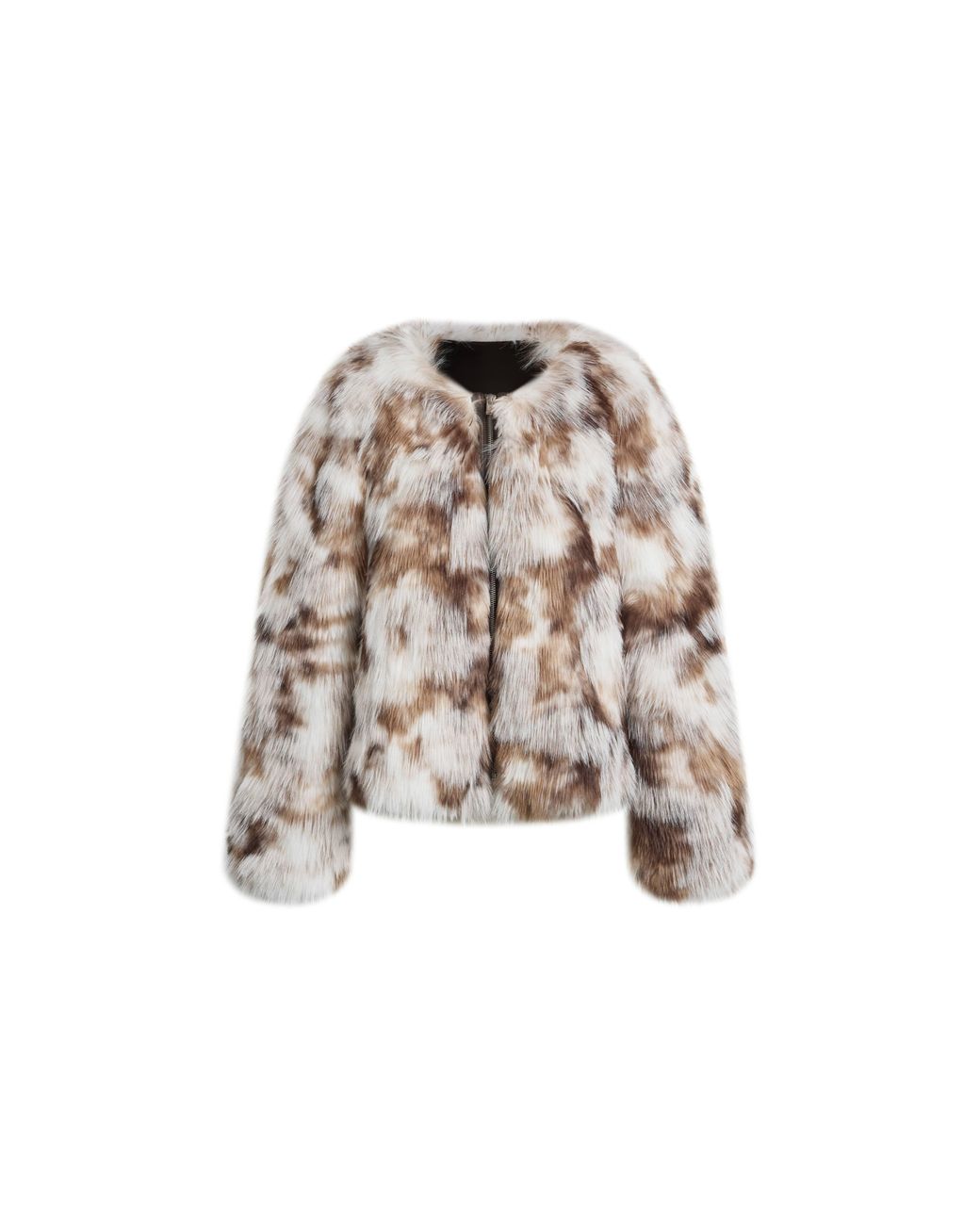 Fabrique Multicolor Elowen Multi Tonal Crewneck Jacket