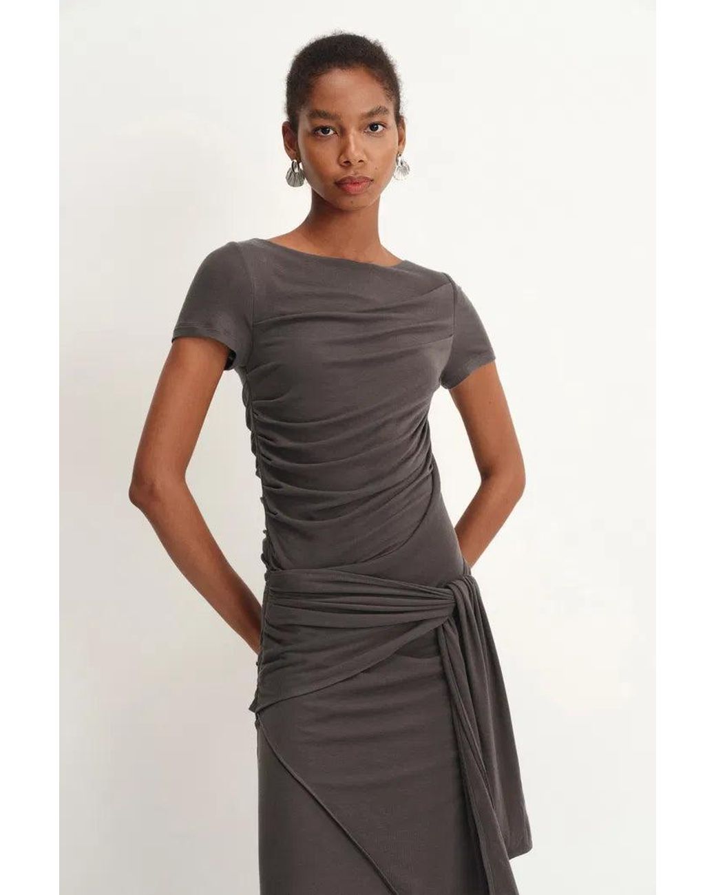 Fabrique White Nhat Jersey Dress