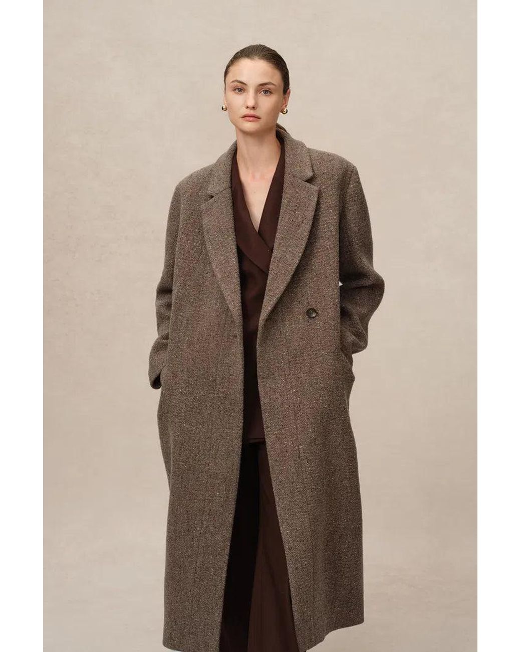 Fabrique Natural Uomo Asymmetric Coat