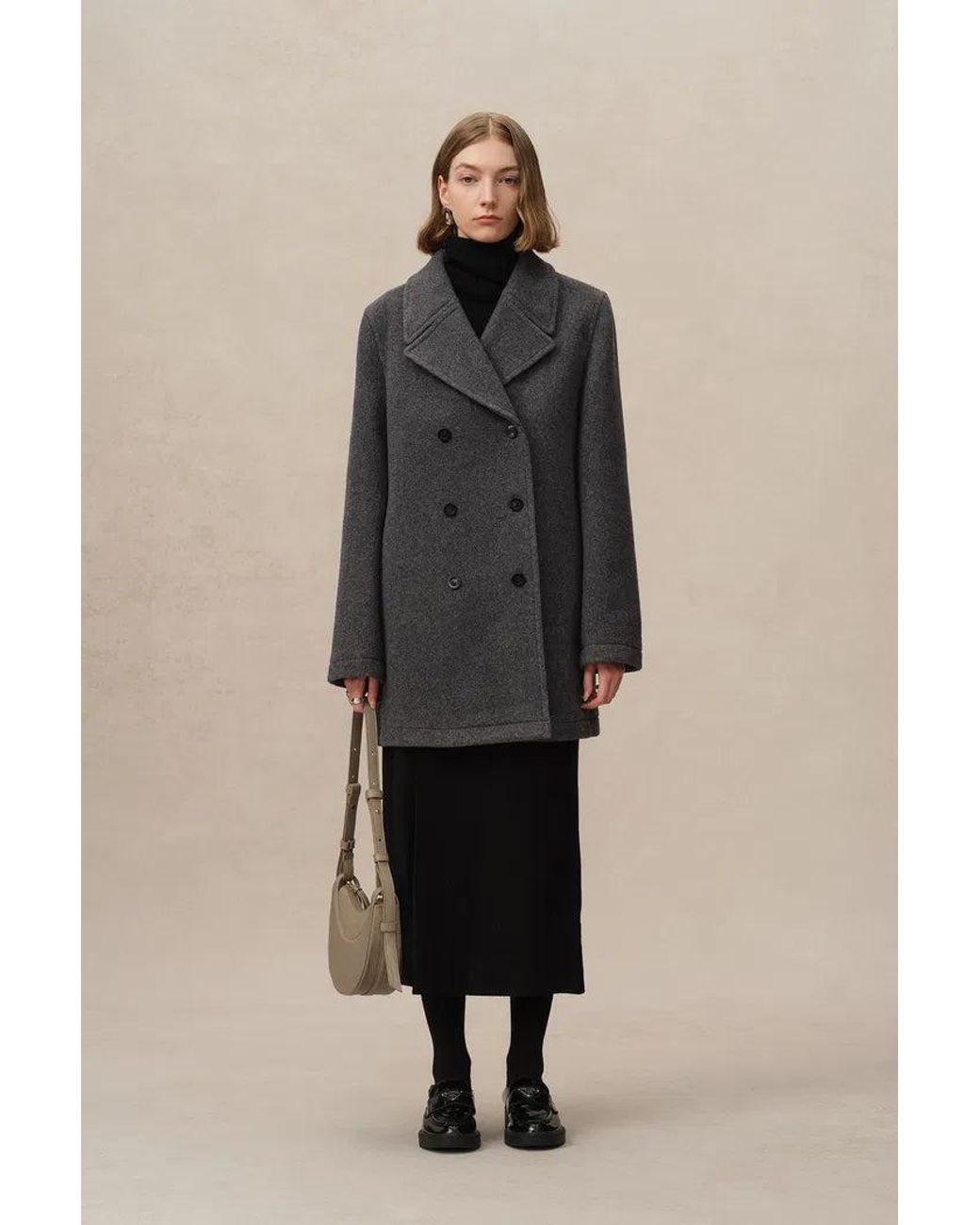 Fabrique Multicolor Beau Double-Breasted Coat