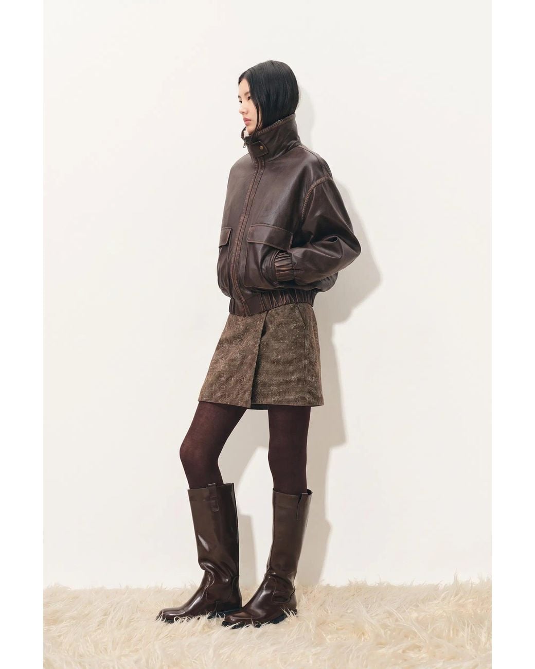 Fabrique Gabriella Vintage Bomber Jacket | Lyst