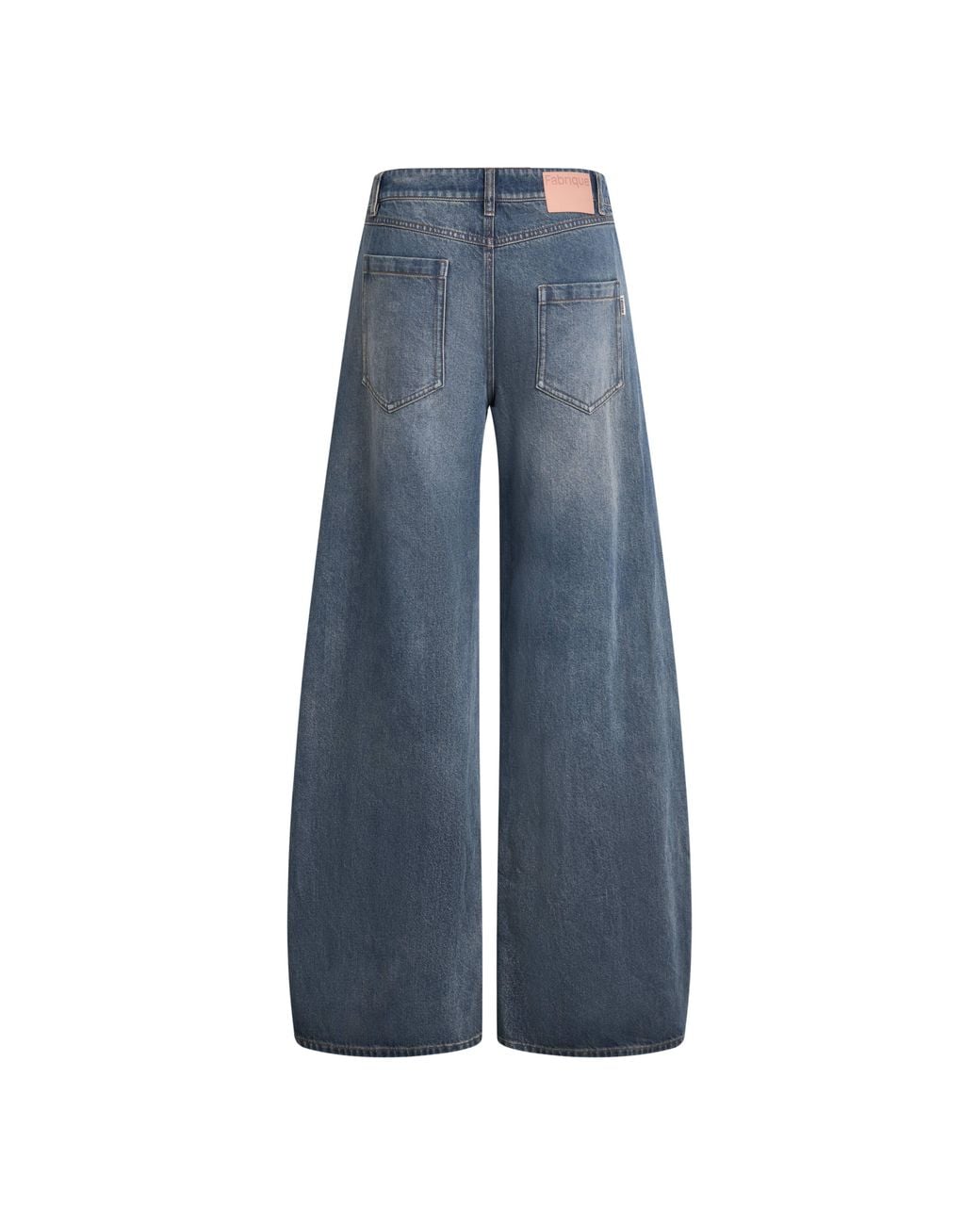 Fabrique Blue Hazel Vintage Deconstructed Barrel Leg Jeans