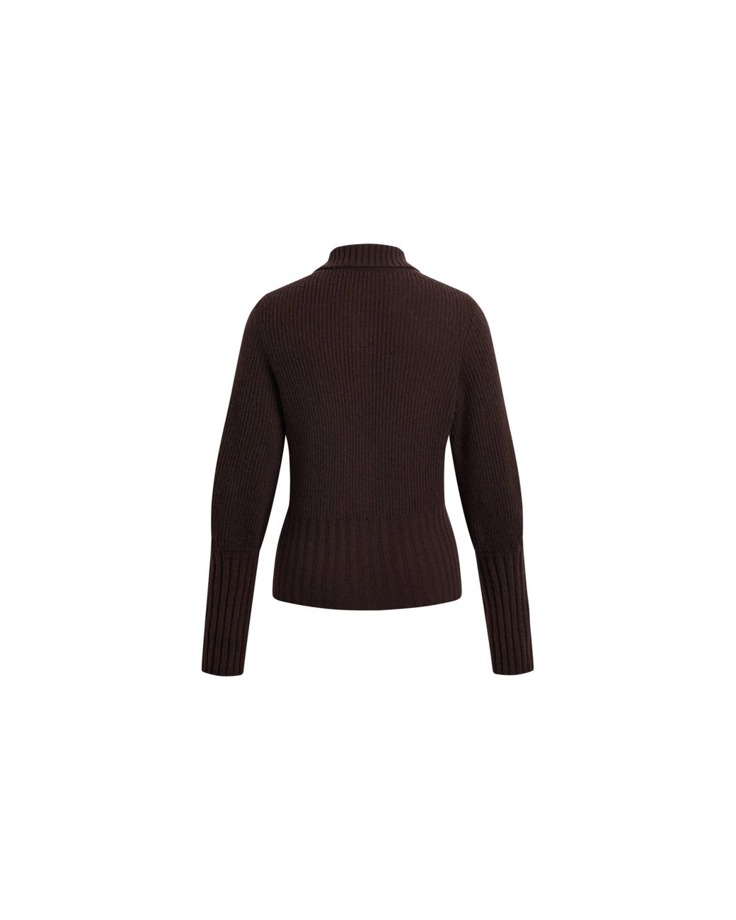 Fabrique Natural Meave Fitted Gigot Sleeves Cardigan
