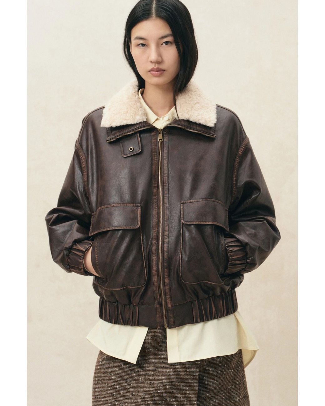 Fabrique Gabriella Vintage Bomber Jacket | Lyst