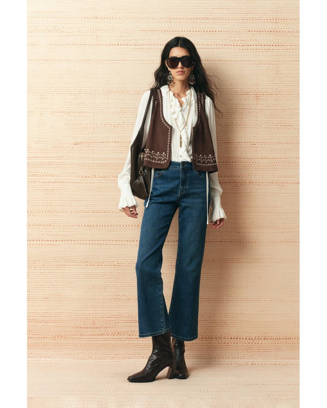 Fabrique Natural Vestsue Embroidery Vest