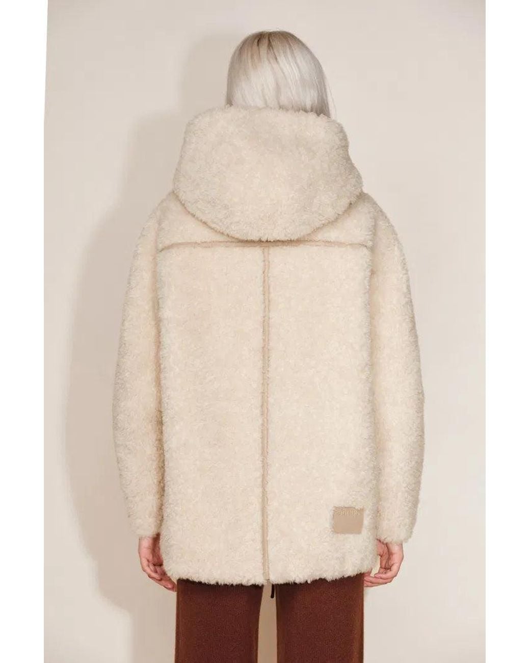 Fabrique Multicolor Cora Horn Button Hooded Jacket